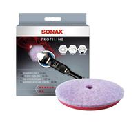 SONAX 493800 - Almohadilla híbrida de Lana, Almohadilla de Pulido de Corte Pesado para máquinas de Doble acción, Reduce el Tiempo de Pulido, Elimina arañazos Profundos y esteras, 85% Lana, 15