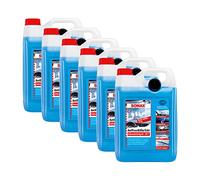 SONAX 6 unidades 03325000 anticongelante y transparente, listo para usar, hasta -20 °C, 5 litros