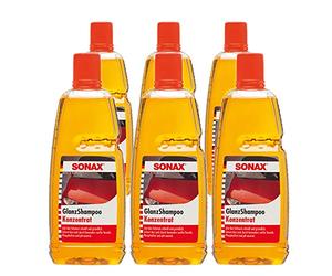 SONAX 6X 03143000 - Champú brillante concentrado para coche (1 L)