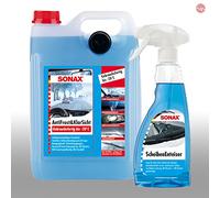SONAX AntiFrost & KlarSicht - Limpiador de parabrisas (5 L, 500 ml)