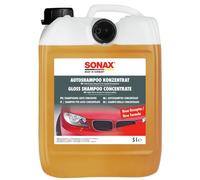 SONAX AutoShampoo concentrado (5 litros) champú de coche, disuelve la suciedad sin atacar la capa protectora de cera conservante de la pintura | N.° 03145000
