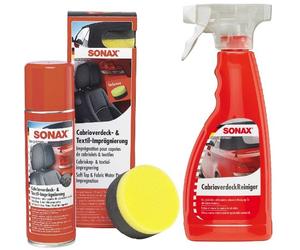 Sonax Cabrio - Set para el cuidado de coches descapotables (limpiador e impermeabilizador, 2 unidades)