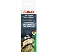 SONAX Cepillo de Limpieza Textiles + Cuero (1 Unidad) en seco y húmedo | Cepillo ergonómico para la limpieza de interiores de coche. Suave con el material, limpia en profunidad sin raspar.