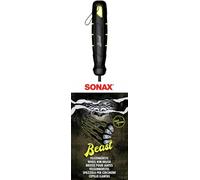 SONAX Cepillo para Llantas Beast Edition (1 Pieza) disuelve la Suciedad de tu llanta Incluso en Espacios Estrechos, Esquinas y Llantas. Número de artículo: 04917410