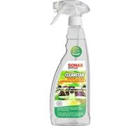 SONAX CleanStarEcocert (750 ml), limpiador todo en uno para interiores de coche. Suave y apto para todas las superficies: cristal, pintura, tapicería, pantallas, plástico, cuero, etc | N.°02534000-544