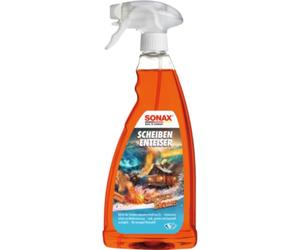 SONAX Descongelante Sweet Home (1 litro) descongela los cristales congelados en segundos, protege contra la congelación y proporciona una visión clara. Número de artículo: 01373410