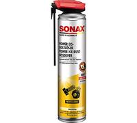 SONAX Disolvente de óxido PowerEis con EasySpray (400 ml) protege las piezas metálicas contra la corrosión y elimina los chirridos | N.° 04723000