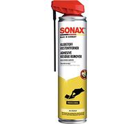 SONAX Eliminador de restos de adhesivo con EasySpray (400 ml) elimina, sin dejar residuos, adhesivos y etiquetas. Pulverizable del revés | N.° 04773000