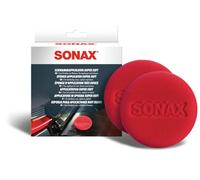 SONAX Esponja aplicadora Suave (2Unidades) para Ceras, selladores, lociones
