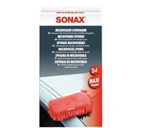 SONAX Esponja Maxi de Microfibra (1 Unidad) para Lavado de Coche Doble Cara