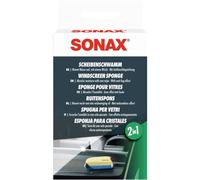 SONAX Esponja para Parabrisas (1 Unidad) Limpia sin Rayas + Efecto antivaho