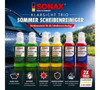 SONAX KlarSicht Trio 6x Limpiador Concentrado Verano 1:100 Set
