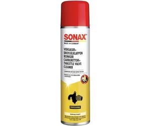 SONAX Limpiador de carburadores + mariposas (400 ml) ideal para vehículos que raramente alcanzan la temperatura de operación | N.° 04883000