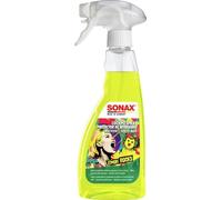 SONAX Limpiador de salpicador Efecto Mate Lemon Rocks (500 ml), Especialmente indicado para Superficies Mate, texturizadas y salpicaderos de Madera | N.° 03432410-544