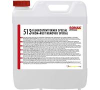 SONAX Limpiador especial de óxido (10 litros), limpiador especial ácido, para todas las superficies de pintura y piezas de plástico pintadas. Número de artículo: 05136050