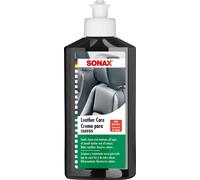 SONAX Loción para el cuidado del cuero (250 ml) con cera de abeja, limpieza y cuidado de cuero liso y sintético | N.° 02911410-544