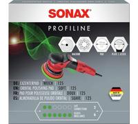 SONAX Pad para pulidora Orbital Suave 125 (1 Pieza) Esponja Suave de poros Finos para Pulido de Acabado mecánico sin Holograma de Pinturas | Ref: 04925000