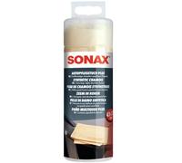 SONAX Paño Cuidado Automóvil Plus 43x32cm Material Duradero Resistente Químicos Aceites Grasas Limpieza sin Rayas