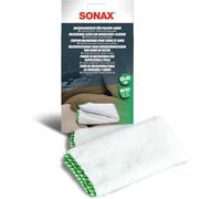SONAX Paño de Microfibra para tapicería + Cuero 40x40cm (1 Unidad), Absorbe Las suciedades residuales por Completo | N.° 04168000