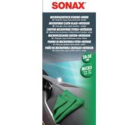 SONAX Paño de Microfibra para vidrios y Interiores (1 Unidad) 38 x 38 cm | Bayeta de microfibra, con estructura de panal. Limpia sin rayas de cristales, espejos, pantallas y superficies de plástico.