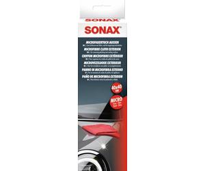 SONAX Paño Profesional de Microfibra para Exterior (1 Unidad) el aliado eliminación de restos de Pulido, sin Pelusas | N.° 04162000