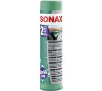 SONAX Paños de Microfibra Plus Interior y Cristales (2 Unidades), para una Limpieza sin estrías, Rayas ni Pelusas | N.°04165410