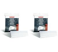 SONAX Paños Suaves y esponjosos de Fieltro (15 Unidades) para Trabajos de Pulido y eliminación de residuos para un Resultado de Pintura Brillante | N.° 04222000 (Paquete de 2)