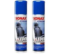 SONAX Práctico Set. 2 x 250 ML Xtreme Piel Cuidado Espuma Auto Piel Cuidado Piel Espuma