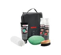 SONAX PREMIUM CLASS Leather Care Set (3 x 250 ml) limpieza efectiva y cuidados intensivos para todo tipo de cuero liso, número de artículo 02819410