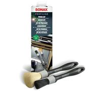 SONAX PROFILINE 02990000 Juego de pinceles (2 unidades) para la limpieza de llantas, emblemas, rejillas de ventilación y otras zonas de difícil acceso en el vehículo