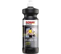 SONAX PROFILINE Cut+Finish (1 Litro) Pulimento abrasivo para eliminar inclusiones de polvo, nieblas de pintura y huellas de lijado más profundas | N.° 02253000