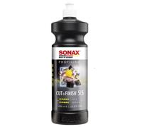 SONAX PROFILINE Cut+Finish (1 Litro) Pulimento abrasivo para eliminar inclusiones de polvo, nieblas de pintura y huellas de lijado más profundas | N.° 02253000