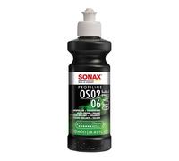 SONAX PROFILINE OS 02-06 (250 ml) abrillantador todo-en-uno+sellado rápido | Pulimento suave con sellador, alto brillo, sin hologramas y efecto repelente al agua. Para uso manual y mecánico.