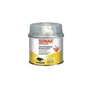 SONAX Set de reparación para tubos de escape (200 g) cierra pequeñas fisuras, agujeros y fugas en el sistema de escape | N.° 05531410
