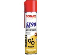 SONAX SX90 PLUS Aceite Multifunción (400 ml) elimina chirridos y crujidos en ventanas, puertas y bisagras. Protege, lubrica y conserva las piezas | N.° 04743000