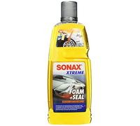 SONAX Xtreme Foam+Seal (1 litro) Champú de sellado antisuciedad con fórmula de espuma. Devuelve el máximo brillo y refresca los sellos existentes | Número de referencia 02513000