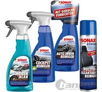 SONAX Xtreme Interior Cuidado Kit Limpiador de + Cable Disco Claramente + Cabina