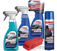 SONAX Xtreme Interior Cuidado 5-tlg. Cabina Acolchado Discos Limpiador De