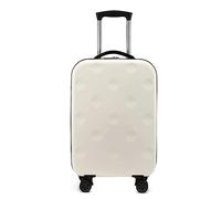 SONAXO Valigia pieghevole, Valigia da trasporto da 20 pollici, Valigia rigida per PC Resistente all'usura, Valigia di Grande capacità (White 20 Inch)