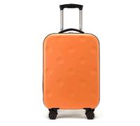 SONAXO Valigia pieghevole, Valigia da trasporto da 20 pollici, Valigia rigida per PC Resistente all'usura, Valigia di Grande capacità (Orange 20 Inch)