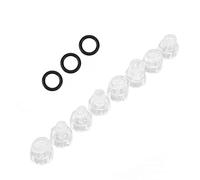 Sonda de absorción de espinillas ABS, Material ligero, cabezal de eliminación de espinillas, cabezal de limpieza profunda con anillo de eliminación de espinillas de silicona antideslizante