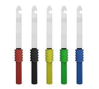 Sonda de acero inoxidable de 0,7 mm con vaina para uso de aguja de perforación de alambre MINI con conexiones banana de 4 mm en ajustes de laboratorio (A)