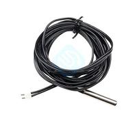 Sonda de cable impermeable NTC 10K 1% 3950 300 cm 3m W1209 W1401 con sensor de temperatura de precisión para Arduino