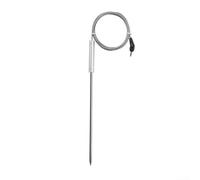 Sonda de carne de repuesto para termómetros Thermopro TP17 TP27 de acero inoxidable, sensor de 15 cm para monitoreo de temperatura de alimentos (sonda única)