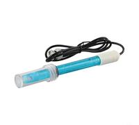 Sonda de electrodo de pH de laboratorio con conector BNC - Sensor de hidrocultivo de rango de pH 0-14 para controlador de prueba de agua de peceras de acuario, material de PC de respuesta rápida (azul