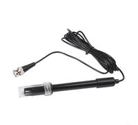 Sonda de electrodo de repuesto de pH con conector BNC Q9 para pruebas de pH de laboratorio, acuario y aguas residuales, sensor de conductividad relleno de KCl saturado (2,95 m)