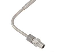 Sonda de escape de termopar tipo K EGT con cable | Sensor de alta temperatura de acero inoxidable 0-1250 C | 80 mm de longitud | 1/8 pulgadas para rosca NPT para mini conector