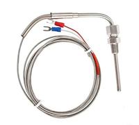 Sonda de escape termopar tipo K Sensor de alta temperatura rosca 2 metros EGT Sensor de temperatura de acero inoxidable para vapor y gas medio de 0°C a 1300°C