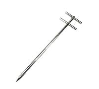 Sonda de grano de acero inoxidable para cemento, fertilizante y polvo, herramienta duradera para muestreo y pruebas eficientes en agricultura e industria