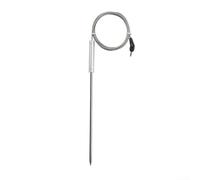 Sonda de monitoreo de temperatura para Thermopro TP17 TP27 con área de detección de 15 cm y exterior de acero inoxidable (clip de 3 agujeros)